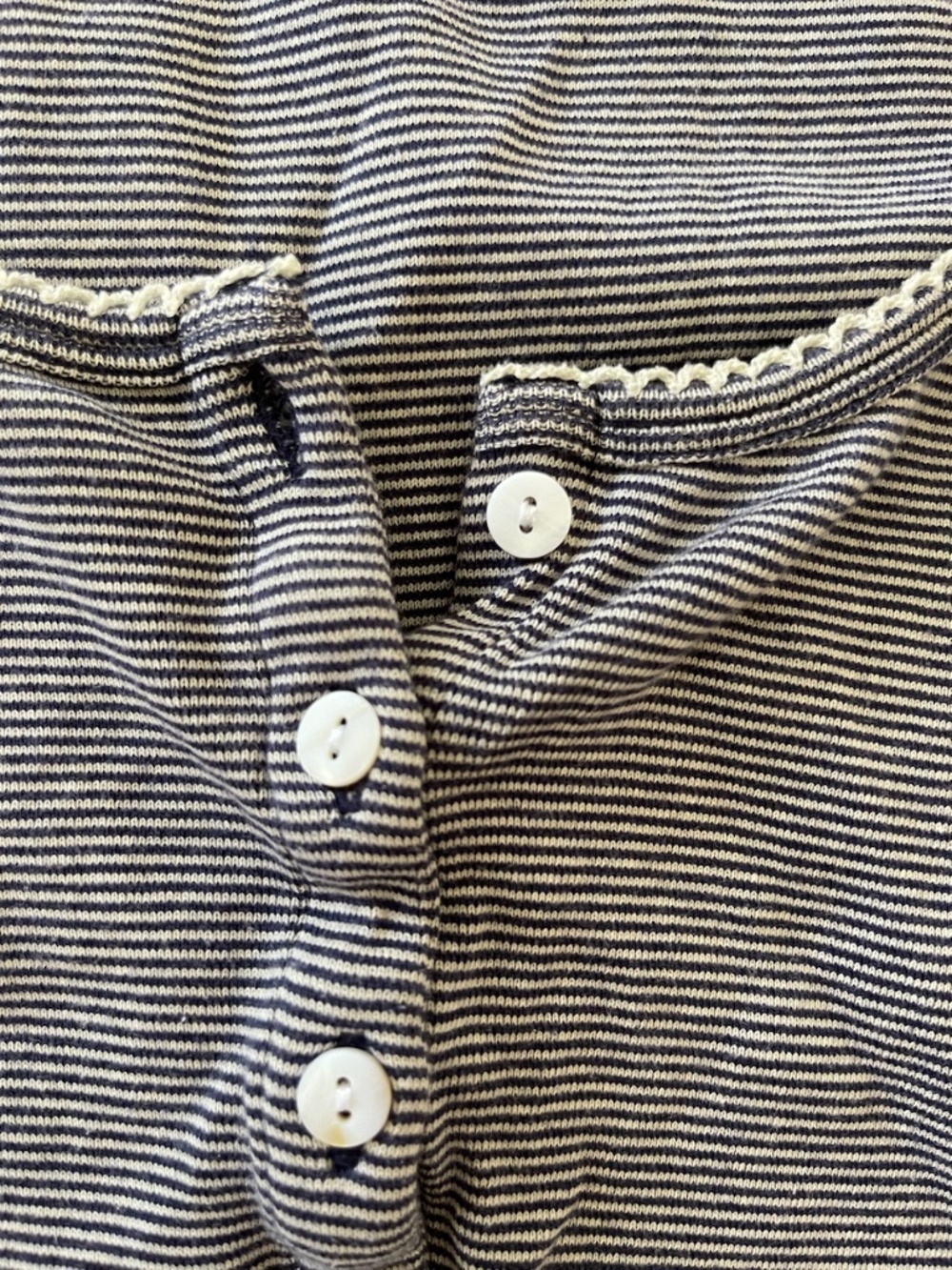 Christy Dawn Bridget Tee in Navy Stripe Size S - Picture 9 of 9